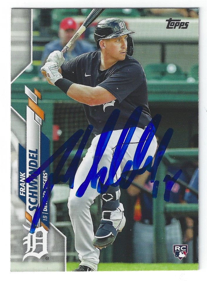 FRANK SCHWINDEL DETROIT TIGERS SIGNED CARD A'S CHICAGO CUBS KANSAS CITY ROYALS - Image 1 of 1