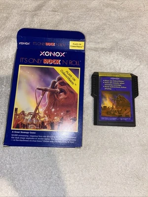 It's Only Rock And Roll Colecovision GAME and BOX. Untested. XONOX. Used. - Image 1 of 4
