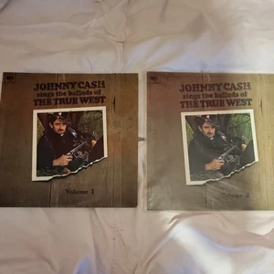 JOHNNY CASH "SINGS THE BALLADS OF THE TRUE WEST Vol 1/2" VINYL LP MONO 1966 VG+ - Picture 1 of 2