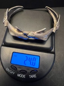 Vintage TAXCO MEXICO Sterlingsilber Delfin Armreif Armband - Bild 1 von 15