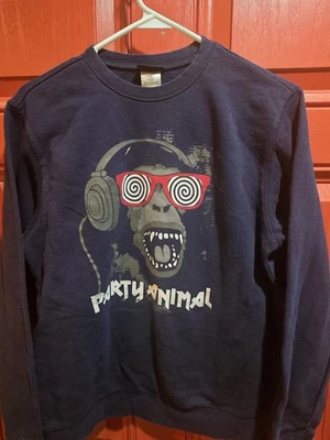 Joe Boxer Sudadera Niños Jóvenes XL Azul Fiesta Animal Gráficos Blanco, Gris, Rojo Foto 1 de 4