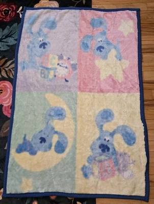 De Colección Pistas Azules Peluche Bebé Manta Reloj Estrella Luna Bloques Tickety Tok 30x43" Foto 1 de 4