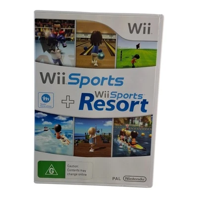 Wii Sports + Wii Sports Resort Nintendo Wii Game Complete With Manuals PAL - Image 1 of 4