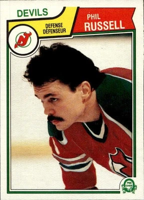 1983-84 O-Pee-Chee SET BREAK #237 Phil Russell NMMT - Image 1 of 2