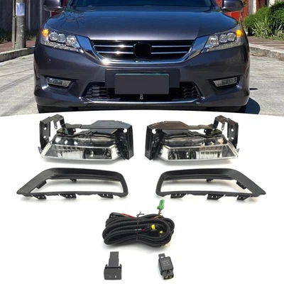 Par de luces antiniebla del parachoques delantero para Honda Accord sedán 2013 2014 2015 Foto 1 de 4