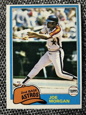 Joe Morgan Astros 1981 Topps #560 Foto 1 de 3