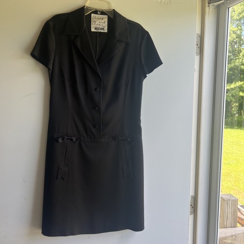 Abito Moschino "Cheap & Chic" Nero Tg 8