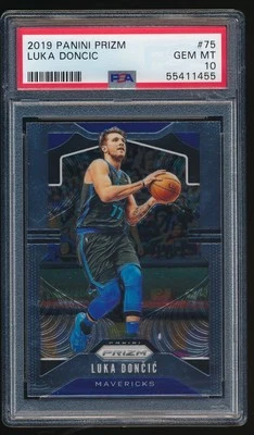 Luka Doncic 2019 Panini Prizm Base PSA 10 Foto 1 de 2