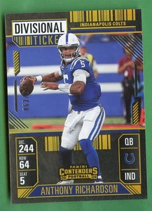 Boleto divisional Anthony Richardson 2024 Panini Contenders/149 Colts - Imagen 1 de 2