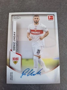 vfb stuttgart trading card autograph Deniz UNDAV - Bild 1 von 2