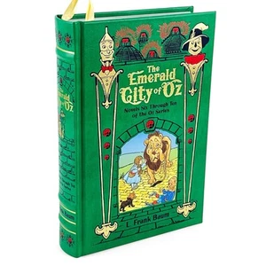 Die Smaragdstadt Oz: L Frank Baum Romane 6-10 ledergebundenes Band vergoldeter Rand - Bild 1 von 10