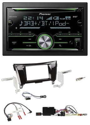 Pioneer Bluetooth Lenkrad DAB 2DIN USB CD Autoradio für Nissan Qashqai 14-18 X-T - Bild 1 von 4