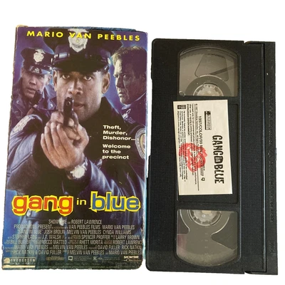 Gang in Blue (1996), VHS Movie, Showtime (1997), Van Peebles Father and Son - Image 1 of 4