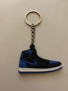 AIR JORDAN 1 RETRO-(ROYAL)-2D SNEAKER KEYCHAIN - Picture 1 of 2