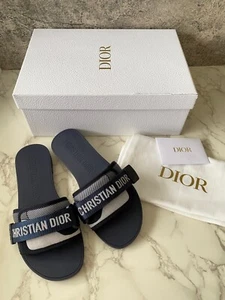 New Authentic Christian Dior DIO(R)EVOLUTION Slide Sandal Mules Slides Shoes 36 - Picture 1 of 15