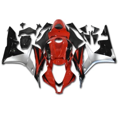 Kit de carenado de plástico para Honda CBR600RR 2007 2008 F5 07 08 juego de carrocería rojo negro Foto 1 de 4
