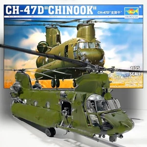 KIT MODELLINO ELICOTTERO TROMBETTIERE 05105 1/35 BOEING CH-46D CHINOOK - Foto 1 di 9