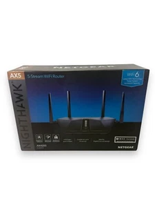 NETGEAR RAX43-100NAS RAX43 5-Stream AX4200 WiFi Router 2,500 sq.ft. - Picture 1 of 5