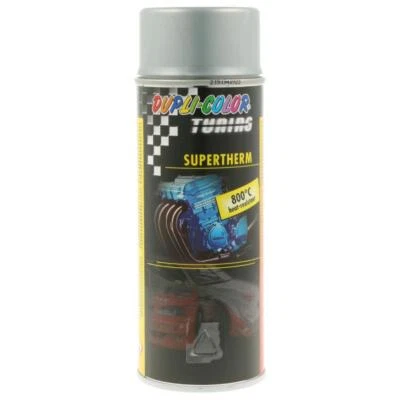DUPLI-COLOR Supertherm Silber 800°C 400 ml Hitzelack Motorlack Auspufflack - Bild 1 von 2