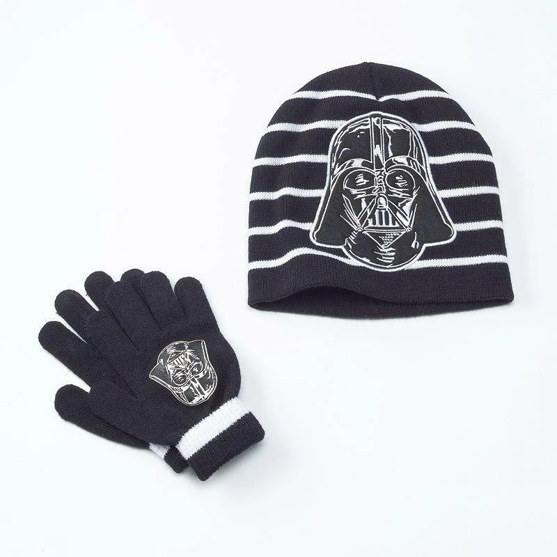 Star Wars Darth Vader Esquí Gorro Gorra Guante Conjunto Negro Talla Juvenil Foto 1 de 1