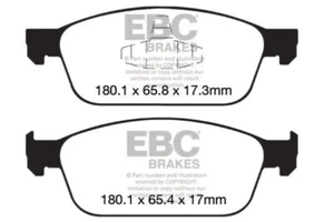 EBC for 12+ Ford Focus 2.0 Turbo ST Redstuff Front Brake Pads - ebcDP32145C - Imagen 1 de 9