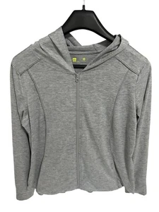 Xersion Hooded Full Zip Jacket Womens Size XXL Lightweight Gray - Picture 1 of 6