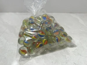 Glass Marbles Vintage & Modern Cat Eyes about 88 marbles. - Picture 1 of 6