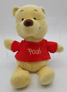 Clásico Winnie the Pooh Bebé Peluche Sonajero con Orejas Arrugadas Disney Juguete de Peluche - Imagen 1 de 6