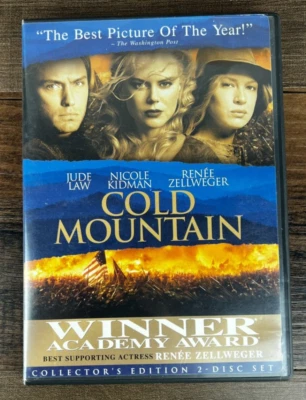 Cold Mountain (DVD) Movie Jude Law Nicole Kidman Renee Zellweger Civil War Era - Image 1 of 4