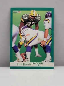 1991 Fleer #253 Tim Harris Green Bay Packers NFL Football Trading Card - Picture 1 of 2