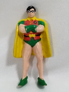 1989 Vintage Applause Batman Sidekick Robin 3" Hard Rubber - Picture 1 of 6