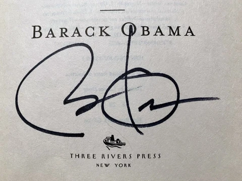Barack Obama Signed Autographed 1st Paperback Edition Book The Audacity of Hope Cover