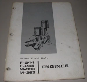 Service Manual Caterpillar Gabelstapler Motor Engine F-244 F-245 M-330 M-363! - Imagen 1 de 1