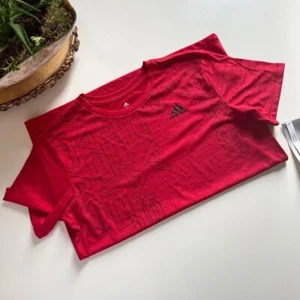• New • Adidas Red Active Shirt • 18/20 - Picture 1 of 5