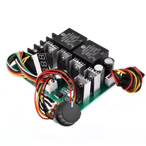 PWM DC-Motordrehzahlregler mit digitale LED-Anzeige DC 10–55V Eingang max. 60 A - Bild 1 von 4