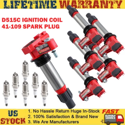 Bobina de encendido D515C 41109 bujía para Chevrolet Camaro Cadillac SRX 3,6 L 3,0 L Foto 1 de 4