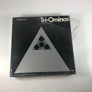 Vintage 1968 Pressman Tri Ominos The Triangle Game New Sealed Small Rip - Picture 1 of 7