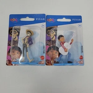 Disney/Pixar COCO Figures Miguel & Hector Lot 2 Cake Topper Micro Collection 2" - Picture 1 of 7