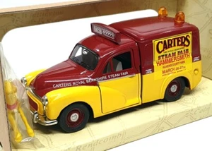 Saico 1/26 Scale TY4987 - Morris Minor Van (Carters Steam Fair) Dk Red/Yellow - Picture 1 of 5