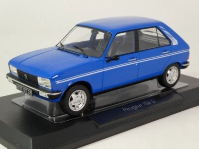 Norev Peugeot 104 S Ibis blue 1981 1/18 184903 - Immagine 1 di 4