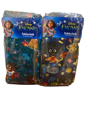 2 manteles de plástico PEVA Encanto de Disney (limpiar), cumpleaños, suministros de fiesta Foto 1 de 2