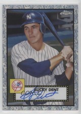 2021 Topps Chrome Platinum Anniversary 70th Wave Refractor /70 Bucky Dent Auto