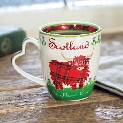 Scotland Higland Cow Mug Porcelain Cup 13 fl oz by Royal Tara