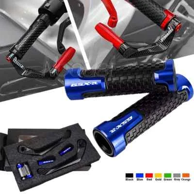 For SUZUKI GSXR600 750 1000 Handlebar Grips Brake Clutch Levers Protection Guard - Image 1 of 4