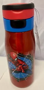 ZAK ~ Spider-Man 13.5 oz Marvel Comics Classic Stainless Steel Water Bottle, NEW - Picture 1 of 4