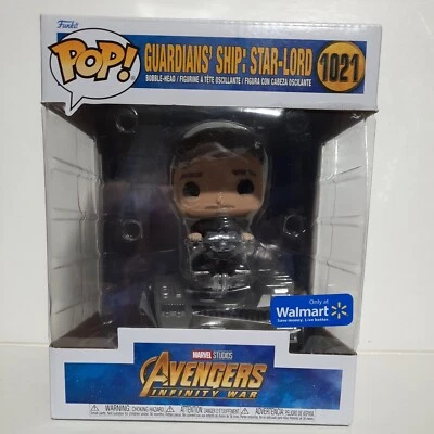 Funko POP! Avengers Infinity War Guardians' Ship: Star-Lord Bobble Head - NEW - Image 1 of 4