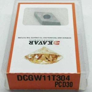 Brocas de carburo para aluminio 2 piezas DCGW11T304 PCD30 diamante policristalino INSERTAR - Imagen 1 de 4