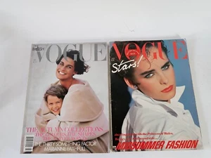 Vintage VOGUE UK / British Magazine Lot of 2 - Picture 1 of 2