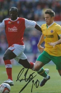 SHEFFIELD UNITED: FLORENT CUVELIER SIGNED 6x4 ACTION PHOTO+COA - Picture 1 of 1
