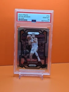 ๐ ๐ฃ๐ 2023 PANINI PRIZM DEVIN BOOKER #58 SILVER PSA 10 ๐ MINT ๐ ๐ฃ๐ - Picture 1 of 2